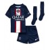 Paris Saint-Germain Sergio Ramos #4 Hemmatröja Barn 2022-23 Kortärmad (+ korta byxor)